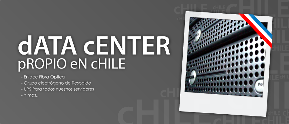 Data center propio: enlace fibra óptica, grupo electrógeno de respaldo, UPS para servidores